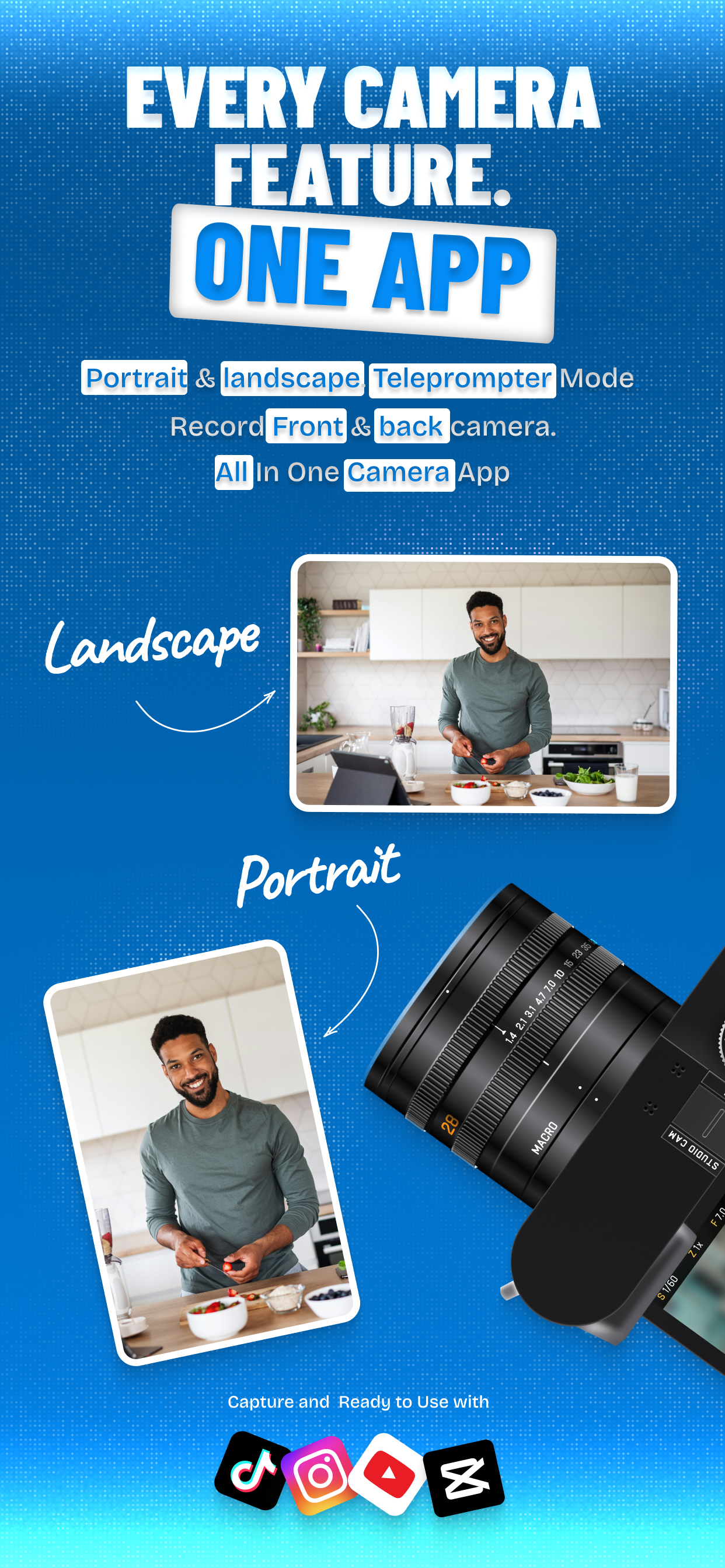 Studio Cam portrait and landscape capture promo